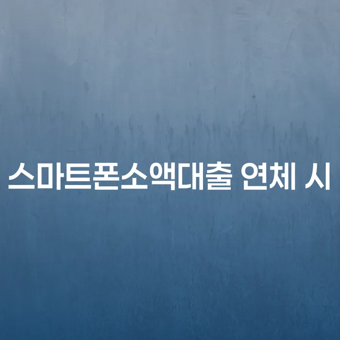 신용대출 연체 개인회생 제도 조심스럽게