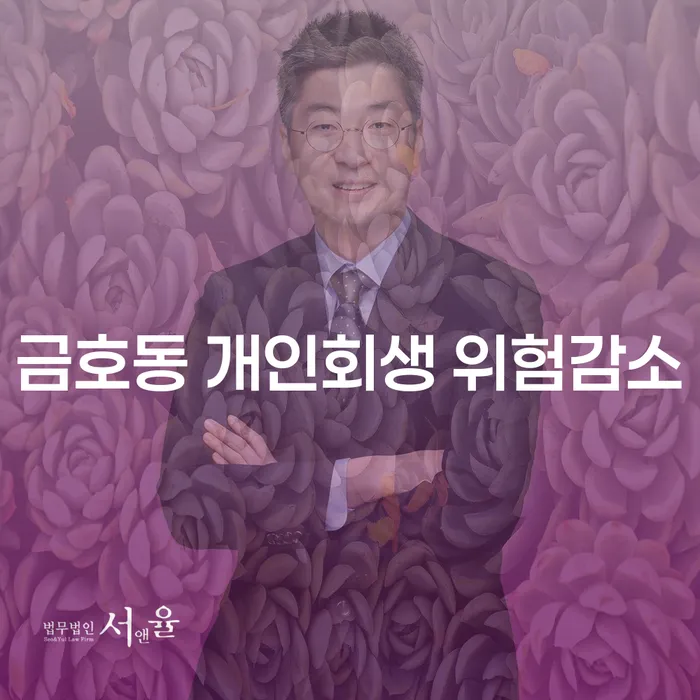 금호동 개인회생 위험감소