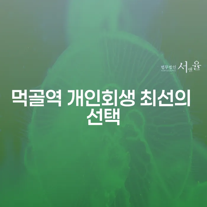 먹골역 개인회생 최선의 선택