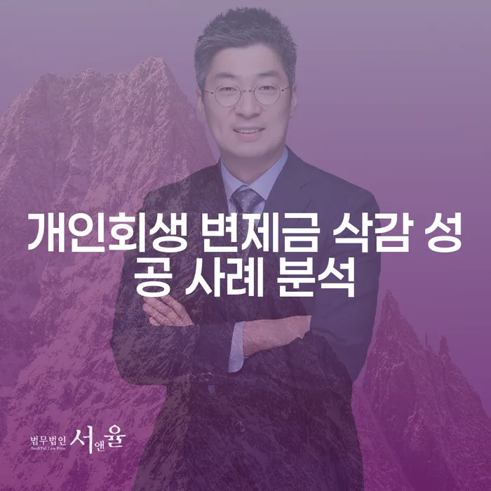 개인회생 변제금 삭감 성공 사례 분석: 어떻게 성공적으로 채무를 줄일 수 있을까요?