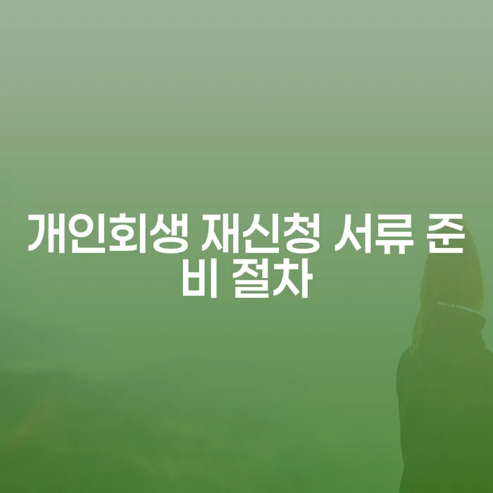 개인회생 재신청을 성공적으로 준비하는 방법은 무엇일까요?