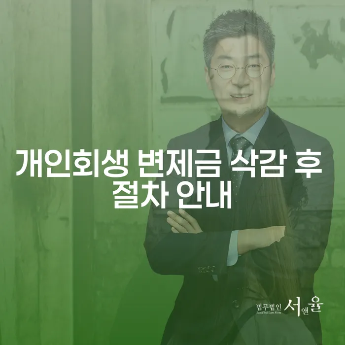 개인회생 변제금 삭감 후 절차 안내: 어떻게 시작할 수 있을까요?