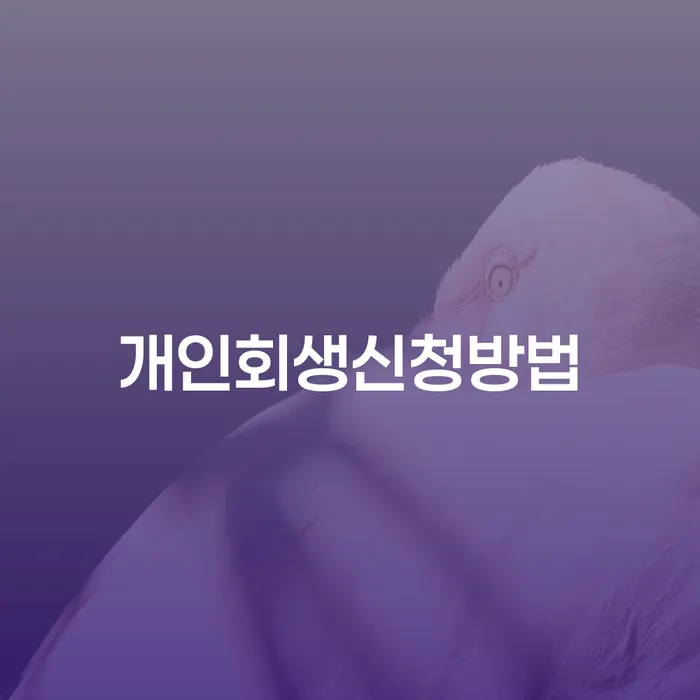 구로3동 개인회생 신청 방법 및 성공 전략